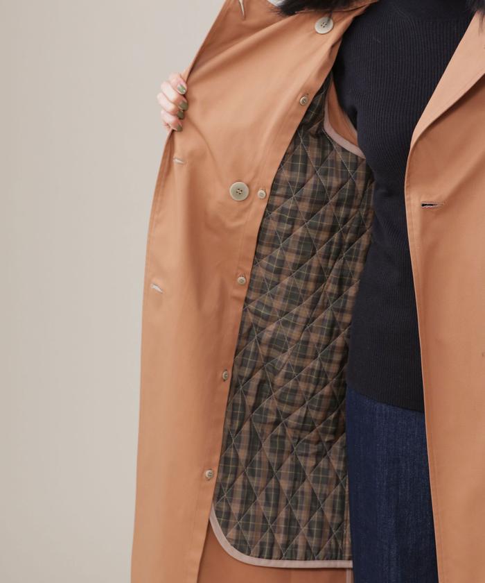 セール 70%OFF】ファー付きライナートレンチコート(503092139