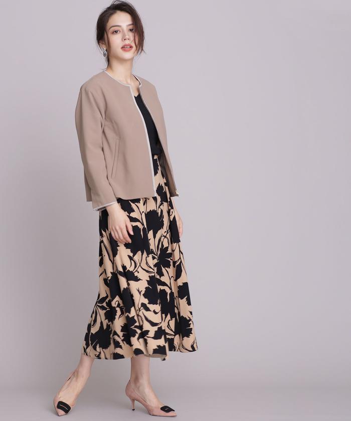 セール 50%OFF】Aperi/ダブルクロスノーカラーブルゾン