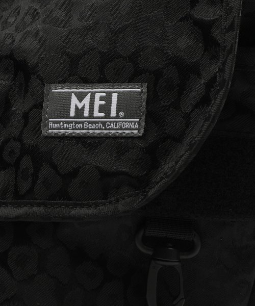 Mei メイ エムイーアイ メッセンジャーバッグ ショルダー ミニ サコッシュ メンズ レディース ユニセックス ヒョウ柄 レオパード 豹柄 リュック 旅行 ア ロッキーモンロー Rocky Monroe D Fashion