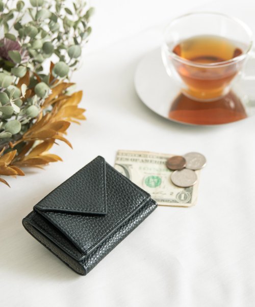 ミニ財布 三つ折り財布 レディース メンズ コンパクト スリム シンプル おしゃれ カジュアル プレゼント ギフト 結婚式 ランチ お揃い 男女兼用 Vovo ロッキーモンロー Rocky Monroe D Fashion