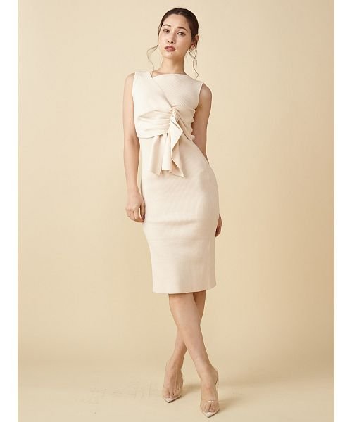 セール Off ウエストマークノースリーブタイトワンピース ロイヤルパーティー Royal Party D Fashion