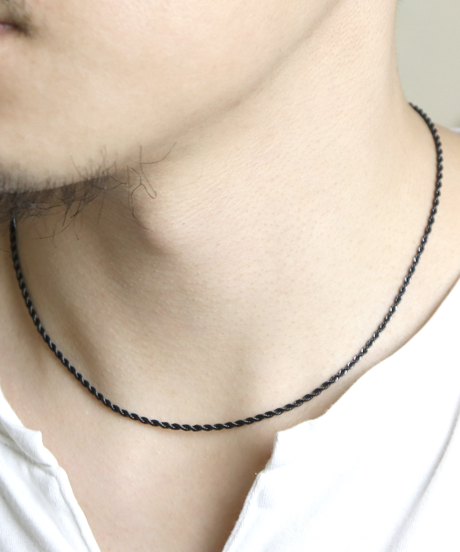 ego na gh?i/エゴナハイ】stainless necklacce twist chain