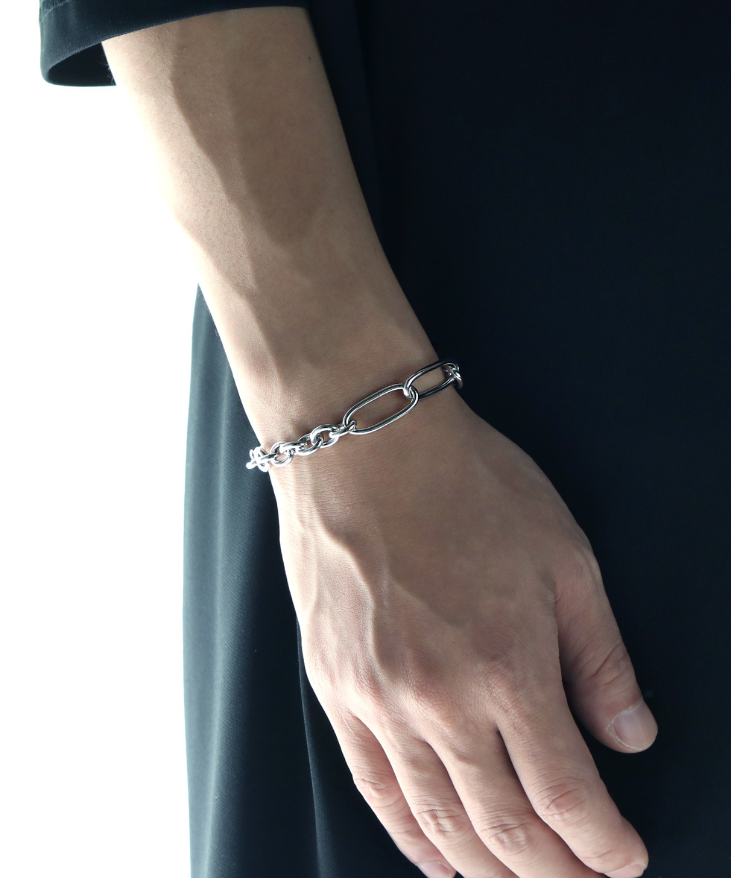 YArKA/ヤーカ】silver925 mix chain bracelet [HB1]/ミックスチェーン