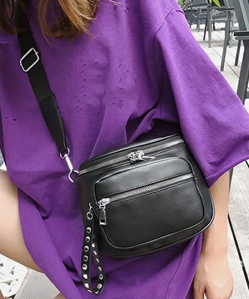セール ウエストバッグ レディース ボディバッグ ウエストポーチ 2way ミニ Pu レザー かばん おしゃれ 鞄 ミニミニストア Miniministore D Fashion