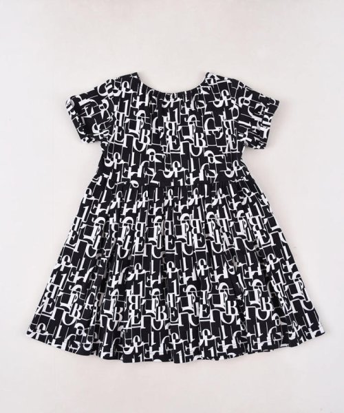 セール スムース パズル プリント ワンピース 80cm 150cm ベベ Bebe D Fashion