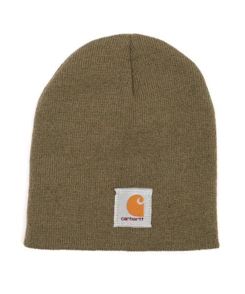 クーポン ニットキャップ ニット帽 メンズ ビーニー 帽子 通年 レディース 無地 ロゴ お揃い あったか Carhartt カーハート 05 97 ロッキーモンロー Rocky Monroe D Fashion