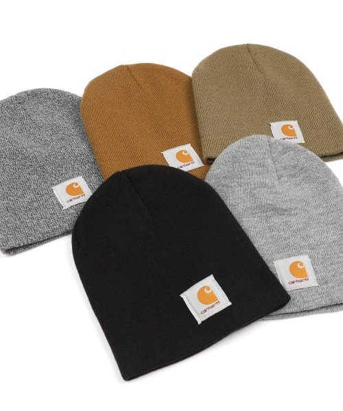 セール ニットキャップ ニット帽 メンズ ビーニー 帽子 通年 レディース 無地 ロゴ お揃い あったか Carhartt カーハート 05 97 ロッキーモンロー Rocky Monroe D Fashion
