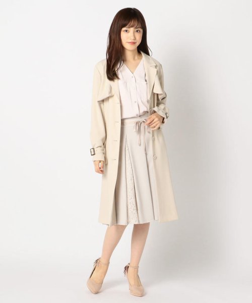 セール Off Web限定 バックプリーツトレンチコート ミッシュマッシュ Misch Masch D Fashion
