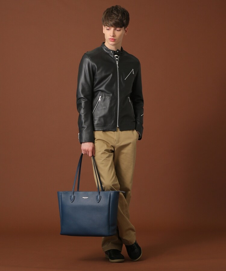 DRESSTERIOR XL ブラック シングルライダースジャケット DRESSTERIOR XL ブラック シングルライダースジャケット