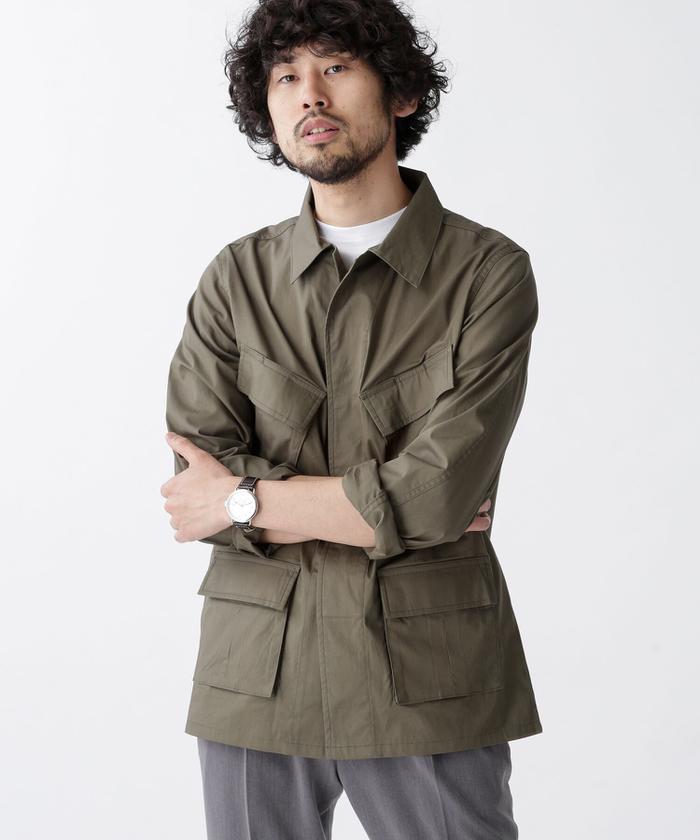 セール 60%OFF】《WEB限定》ミリタリーファティーグジャケット セール 60%OFF】《WEB限定》ミリタリーファティーグジャケット