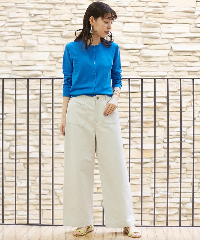 クーポン】【セール 30%OFF】コットンリネンツイル セミワイド