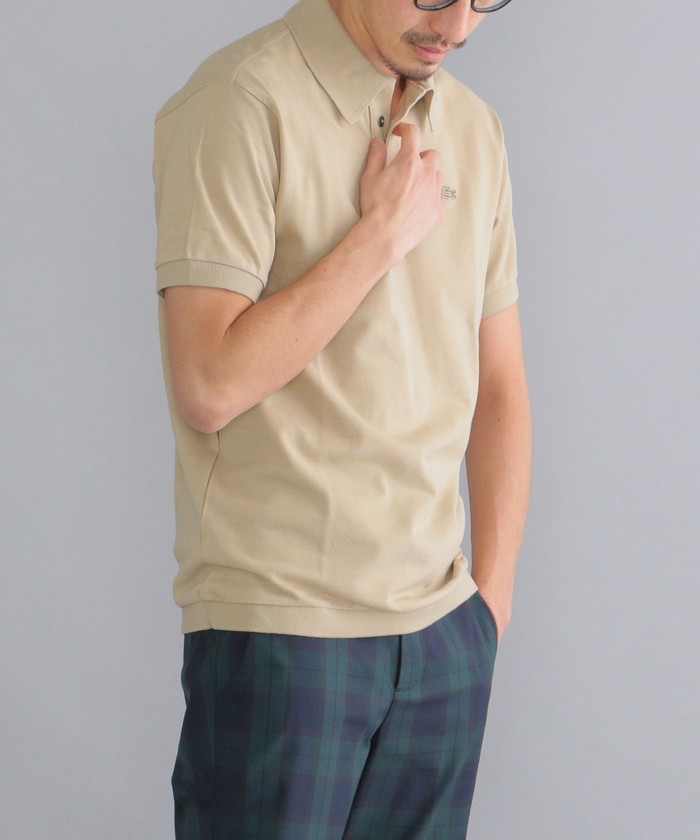 美品 THE RERACS 24SS ラグランニット ショートスリーブポロシャツ 中古・古着通販】THE RERACS (ザ リラクス) ラグランニット