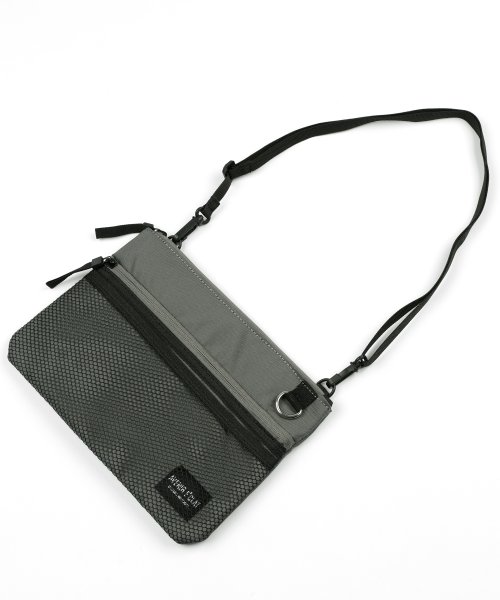 サコッシュバッグ ショルダー バッグインバッグ メンズ レディース ユニセックス メッシュ カジュアル シンプル ストリート 無地 斜め掛け 首掛け フェス お ロッキーモンロー Rocky Monroe D Fashion