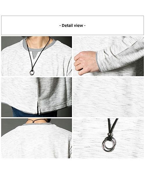 セール ロングtシャツメンズチョーカーネックレス付サーマルtシャツフェイクレイヤードキーネック マエストーソ Maestoso D Fashion セール ロングtシャツメンズチョーカーネックレス付サーマルtシャツフェイクレイヤードキーネック マエストーソ Maestoso D Fashion