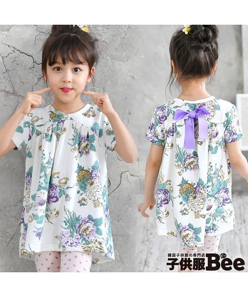 セール 64 Off バックリボン ギャザー花柄チュニックワンピース 子供服bee 子供服bee D Fashion セール 64 Off バックリボン ギャザー花柄チュニックワンピース 子供服bee 子供服bee D Fashion
