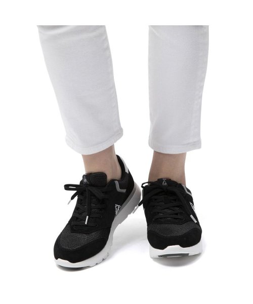 ルコック スポルティフ Le Coq Sportif La セーヌ 2 ワイド スニーカー レディース La Seine 2 Wide ブラック 黒 ルコックスポルティフ Lecoqsportif D Fashion