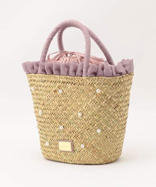フリルパールかごバッグ ミッシュマッシュ Misch Masch のカゴバッグ