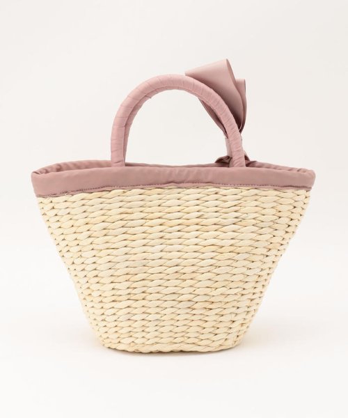 美人百花4 5月号掲載 ダブルリボンかごバッグ ミッシュマッシュ