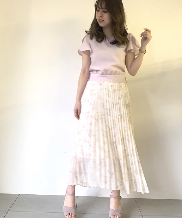 新品【MISCH MASCH/ミッシュマッシュ】スーツ&2wayリボンブラウス◆ セール】ZOZO限定 2025春夏新作 配色リボンブラウス（シャツ