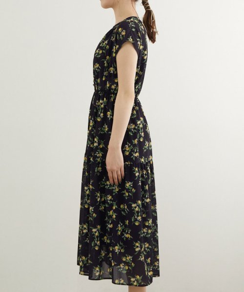 クーポン レモンプリントティアードワンピース ロペピクニック Rope Picnic D Fashion