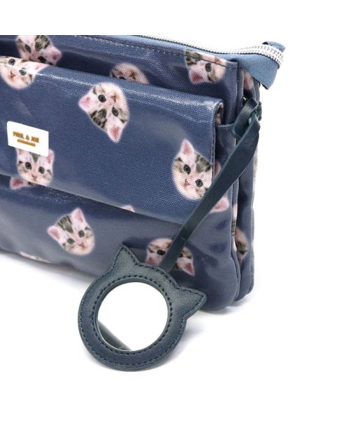 ポール ジョー アクセソワ お財布ポシェット Paul Joe Accessoires お財布ショルダー お財布バッグ 猫 キャット総柄 Pja W211 ポール ジョー アクセソワ Paul Joe Accessoires D Fashion