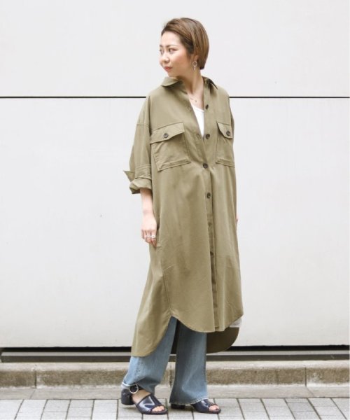 セール Jw Cセルロースcpo型コートシャツワンピース ジョイントワークス Joint Works D Fashion