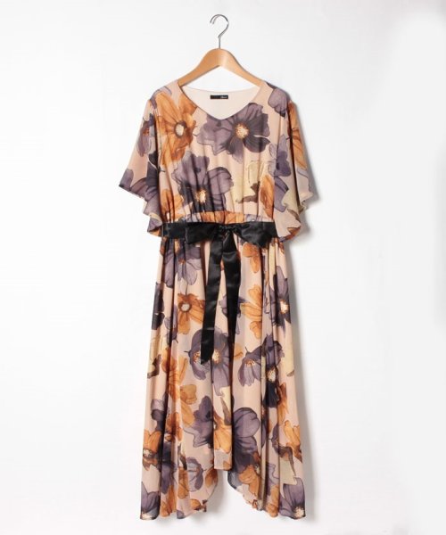 セール 10 Off イレヘム大花柄ワンピース ラナン Ranan D Fashion