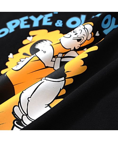 Popeye ポパイ ポパイ オリーブオイルプリントクルーネック半袖tシャツ エスビーセレクト Sb Select D Fashion