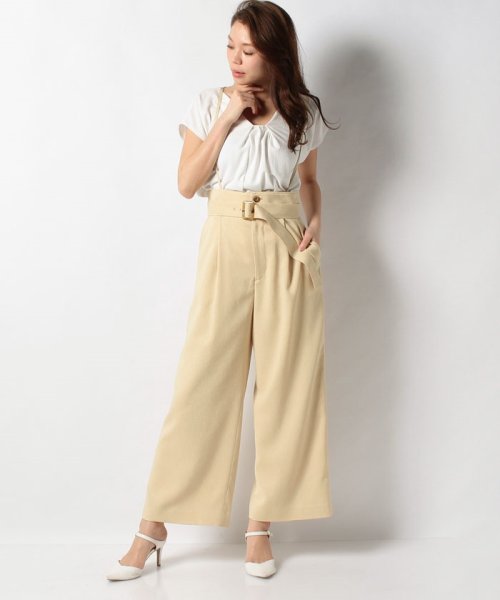 Very5月号掲載 リネンライクワイドパンツ マイストラーダ Mystrada D Fashion Very5月号掲載 リネンライクワイドパンツ マイストラーダ Mystrada D Fashion
