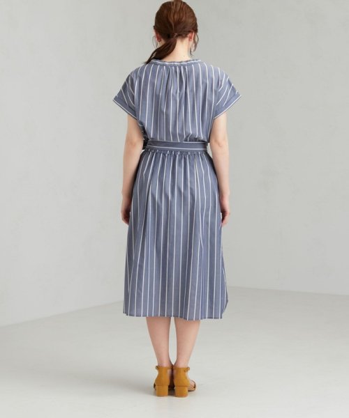 セール Cs Aライン ショートスリーブ ベルト ツキ ワンピース グリーンレーベルリラクシング Green Label Relaxing D Fashion
