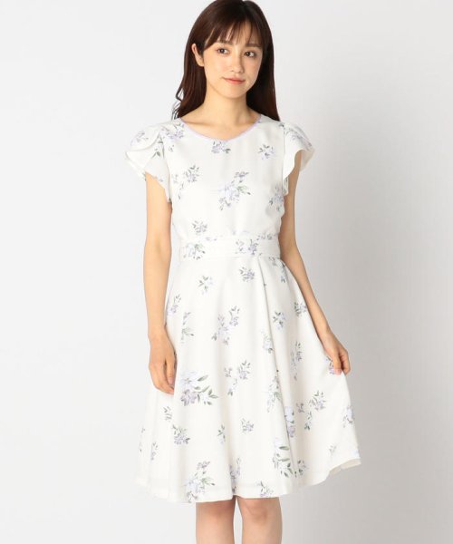 セール 袖フレアー花柄ワンピース ミッシュマッシュ Misch Masch D Fashion