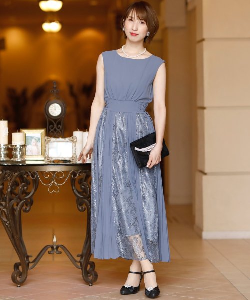 フリルスリーブコンシャスワンピース ロングスカート 結婚式ワンピース 二次会 謝恩会 セレモニー大きいサイズ対応フォーマルパーティードレス プールヴー Pourvous D Fashion フリルスリーブコンシャスワンピース ロングスカート 結婚式ワンピース 二次会 謝恩会 セレモニー大きいサイズ対応フォーマルパーティードレス プールヴー Pourvous D Fashion