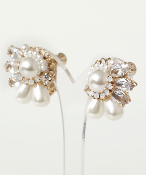 ブリリアント パール ピアス イヤリング プールヴー Pourvous D Fashion