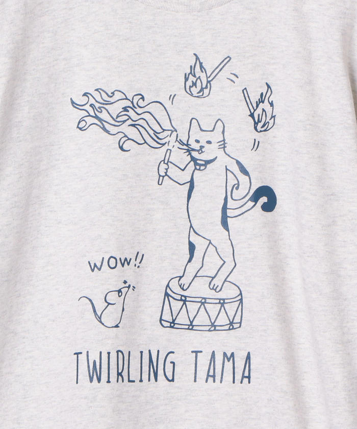 セール】TWIRLING TAMA Tシャツ(503120224) | ポチタマランド