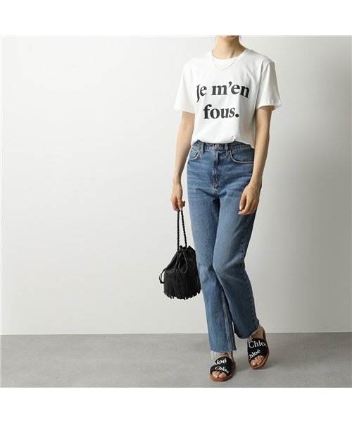 セール Chloe クロエ Chc19u108 Woody ウッディ フラットミュール サンダル ロゴバンド 001 Black 靴 レディース クロエ Chloe D Fashion