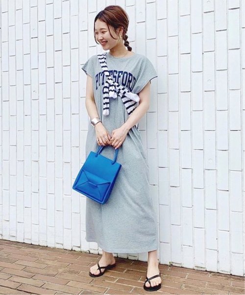 セール Champion チャンピオン Slobe別注jersey ロゴプリントワンピース スローブ イエナ Slobe Iena D Fashion