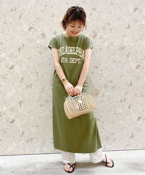 セール Champion チャンピオン Slobe別注jersey ロゴプリントワンピース スローブ イエナ Slobe Iena D Fashion