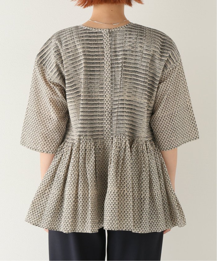 maison de soil/メゾン ド ソイル】CREW-NECK P/O HALF S/L SH