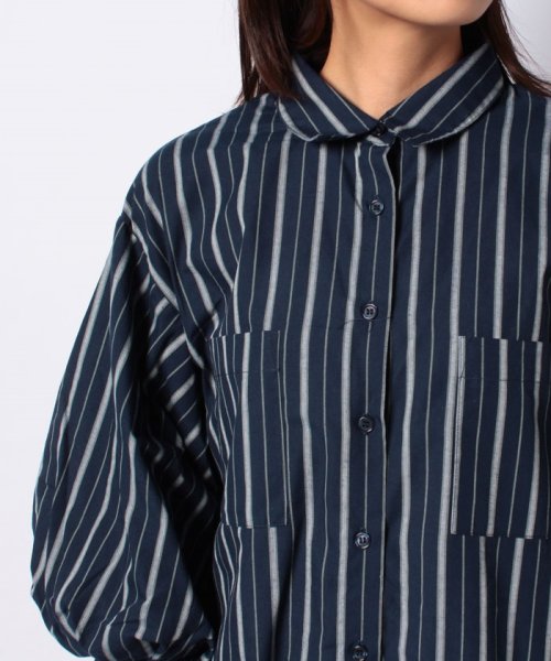 セール ストライプ柄ボリューム袖ワンピース オリーブデオリーブ Olive Des Olive D Fashion セール ストライプ柄ボリューム袖ワンピース オリーブデオリーブ Olive Des Olive D Fashion