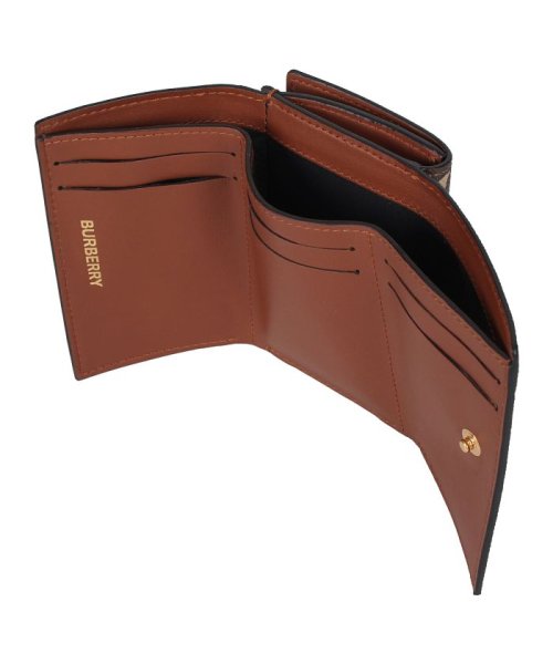 バーバリー Burberry 財布 三つ折り メンズ Tri Fold Wallet ブラウン バーバリー Burberry D Fashion