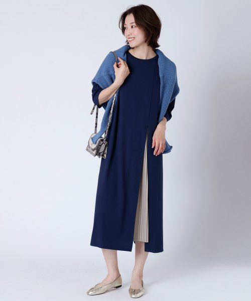 セール Radiate ロングスリット プリーツワンピース ラシュッド Lasud D Fashion