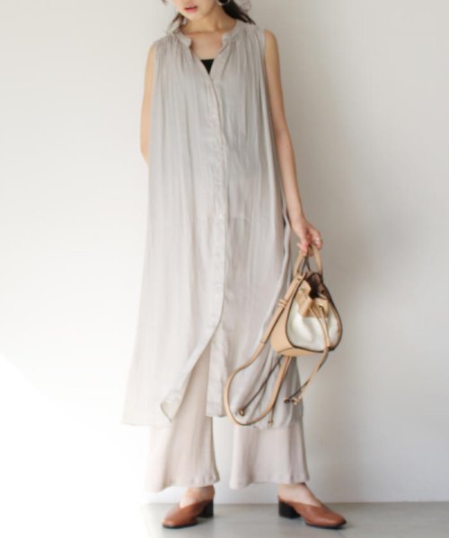 セール サテンノースリーブワンピース アンレリッシュ Unrelish D Fashion