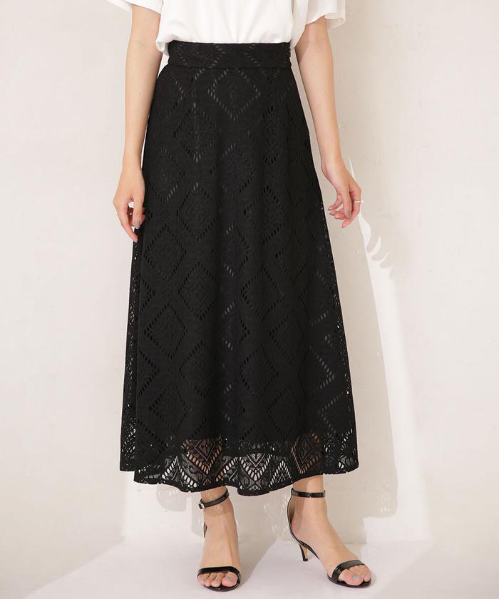 セール 60%OFF】ミルパレースフレアスカート(503096269) | ナノ
