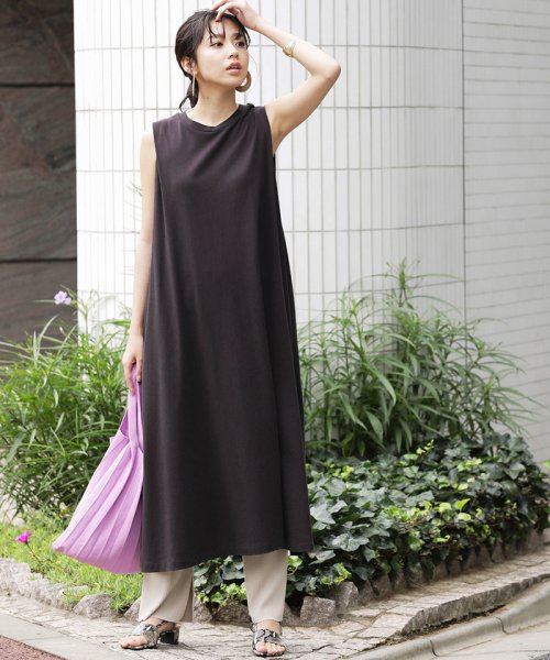 クーポン セール 50 Off ノースリーブフレアワンピース ビス Vis D Fashion