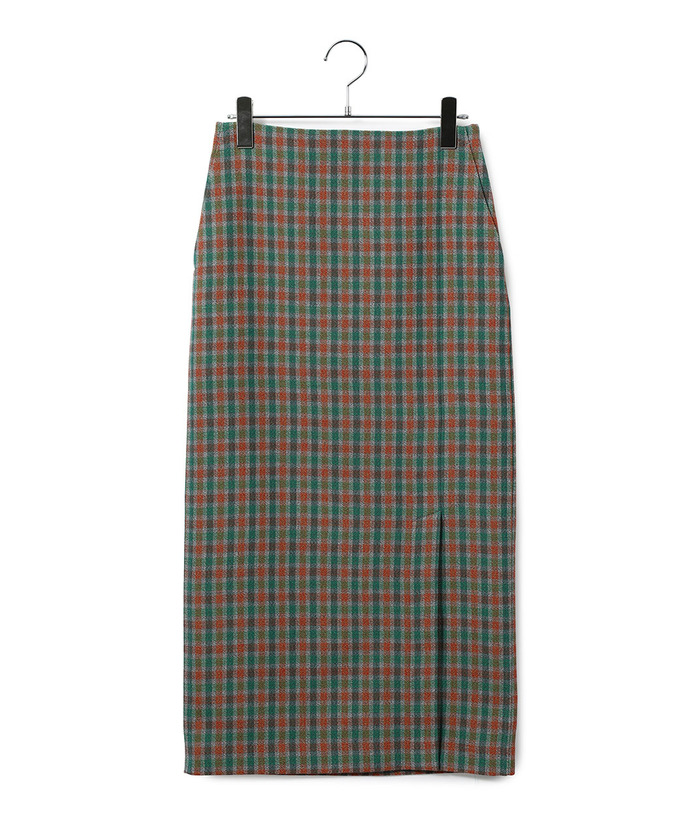 セール カラーチェックタイトスカート