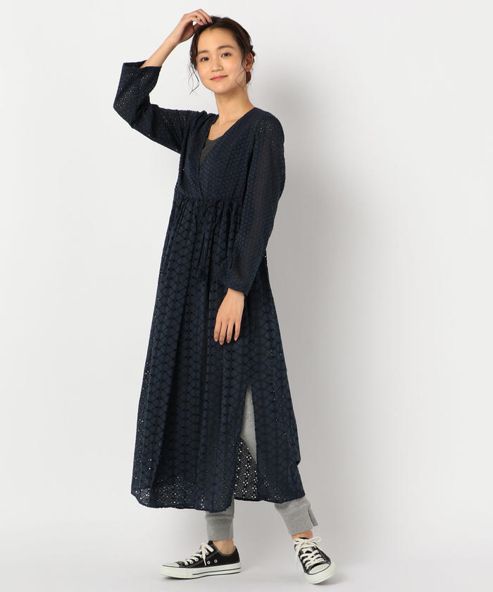 セール 40%OFF】【ne Quittez pas/ヌキテパ】mix gown レース