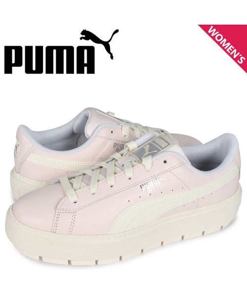 プーマ Puma バスケット プラットフォーム スニーカー レディース 厚底 Basket Platform Trace Lite Wns ピンク プーマ Puma D Fashion
