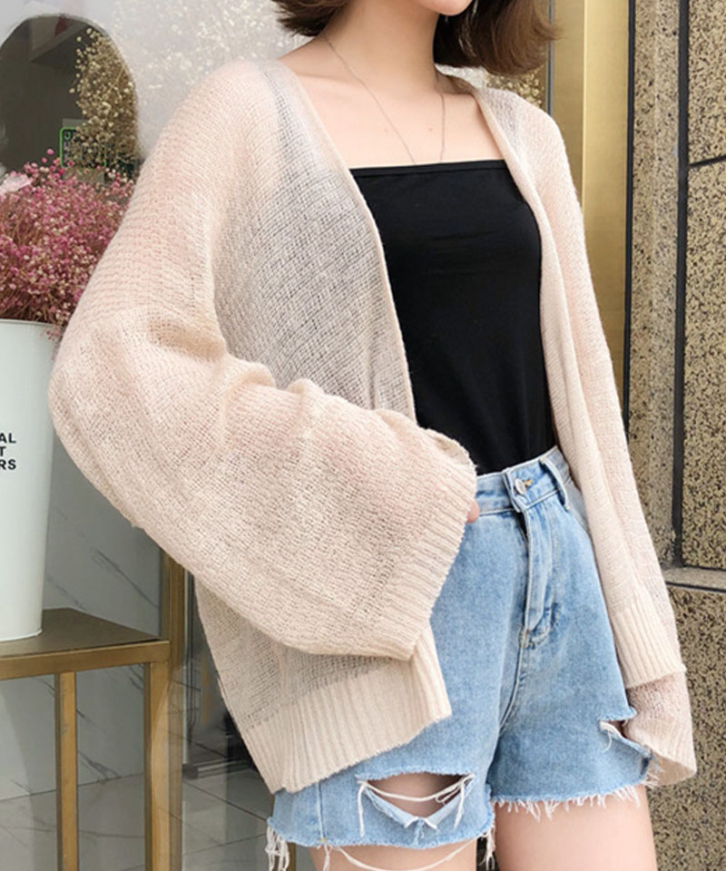レディース トップス カーディガン ニット 異素材 デニム ワンポイント ニコちゃん 長袖 白 グレー 大人可愛い 大人 可愛い 30代 40代 50代 60代 サワアラモード 楽天市場】お茶目な遊び心を添えるふんわりニットカーディガン