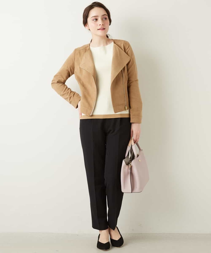 セール 40%OFF】フェイクスエードライダースジャケット