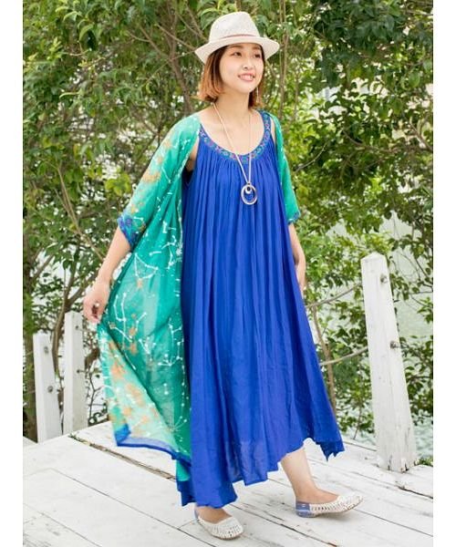 タイムセール10 Off チャイハネ Yul ビーズ刺繍ロングキャミワンピース Ids 0409 チャイハネ Cayhane D Fashion